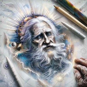god tattoo design ideas Realism precise anatomy celestial motifs for heel