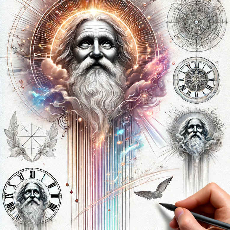 god tattoo design ideas gentle shadow divine power stands for endurance