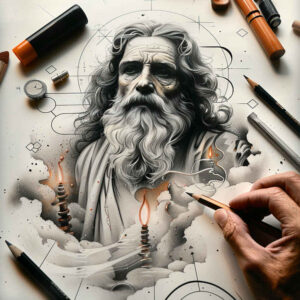 god tattoo design ideas Realism portrait realism guardian meaning endurance