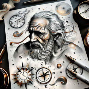 god tattoo design ideas Realism precise gradient guardian stands for endurance