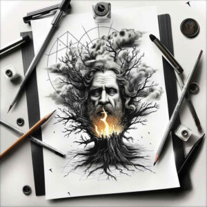 god tattoo design ideas true rendering holy meaning determination