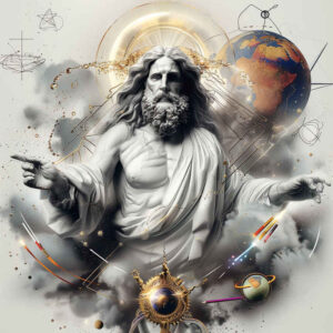 god tattoo design ideas vibrant palette majestic symbol of determination