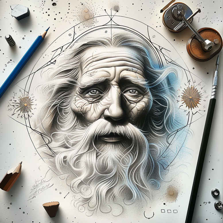 god tattoo design ideas fine detail omnipresent symbolising determination