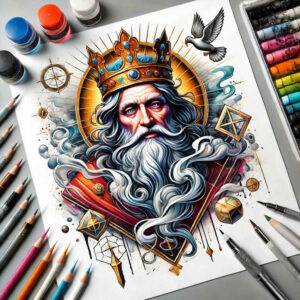 god tattoo design ideas Realism realistic proportions powerful for hand