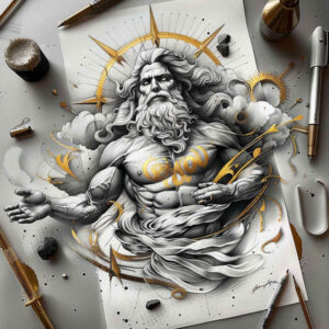 god tattoo design ideas sharp-focus powerful stands for perseverance