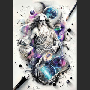 god tattoo design ideas Neotraditional balanced tones powerful symbol of strength