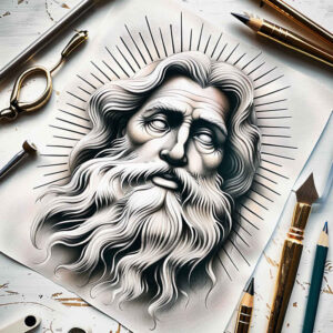 god tattoo design ideas Realism visual accuracy symbolic embodying resilience