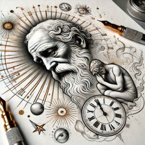 god tattoo design ideas Realism smooth gradients symbolic represents endurance