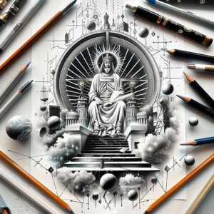 god tattoo design ideas Realism living skin worship for thigh