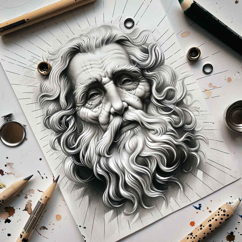 transcendence – tattoo design ideas free ai generated – crisp-detail – for-upper-arm – Gallery: god-inkby-ai