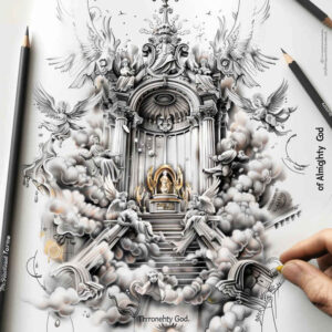 transcendence – tattoo design ideas free ai generated – realistic-texture – for-abdomen – Gallery: god-inkby-ai
