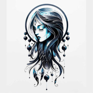 artistic-design – tattoo design ideas free ai generated – fractal-pattern – for-lower-chest – Gallery: graphic-inkby-ai