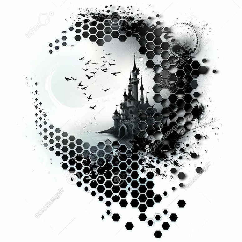 artistic-graphic – tattoo design ideas free ai generated – harmonic-ratio – for-upper-shoulder – Gallery: graphic-inkby-ai