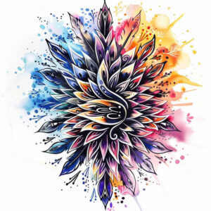 digital-graphic – tattoo design ideas free ai generated – limited-palette – for-shin – Gallery: graphic-inkby-ai