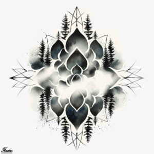 geometric-line – tattoo design ideas free ai generated – minimal-lines – for-ankle – Gallery: graphic-inkby-ai