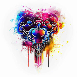 graphic-lines – tattoo design ideas free ai generated – interlocking-shapes – for-shoulder – Gallery: graphic-inkby-ai
