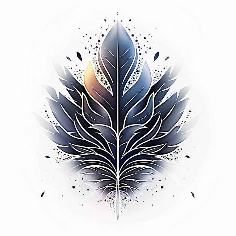 graphic-motifs – tattoo design ideas free ai generated – fractal-design – for-abdomen – Gallery: graphic-inkby-ai
