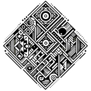 graphic-style – tattoo design ideas free ai generated – line-matrix – for-back-of-neck – Gallery: graphic-inkby-ai