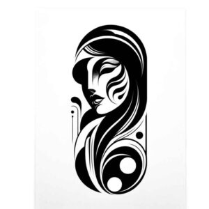 line-pattern – tattoo design ideas free ai generated – diamond-shape – for-spine – Gallery: graphic-inkby-ai