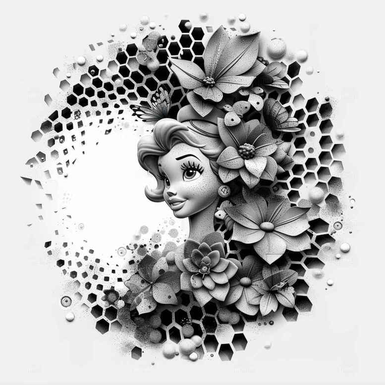 graphic tattoo design ideas delicate arcs abstract polygons represents courage