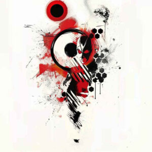 graphic tattoo design ideas celestial circle geometry for upper shoulder
