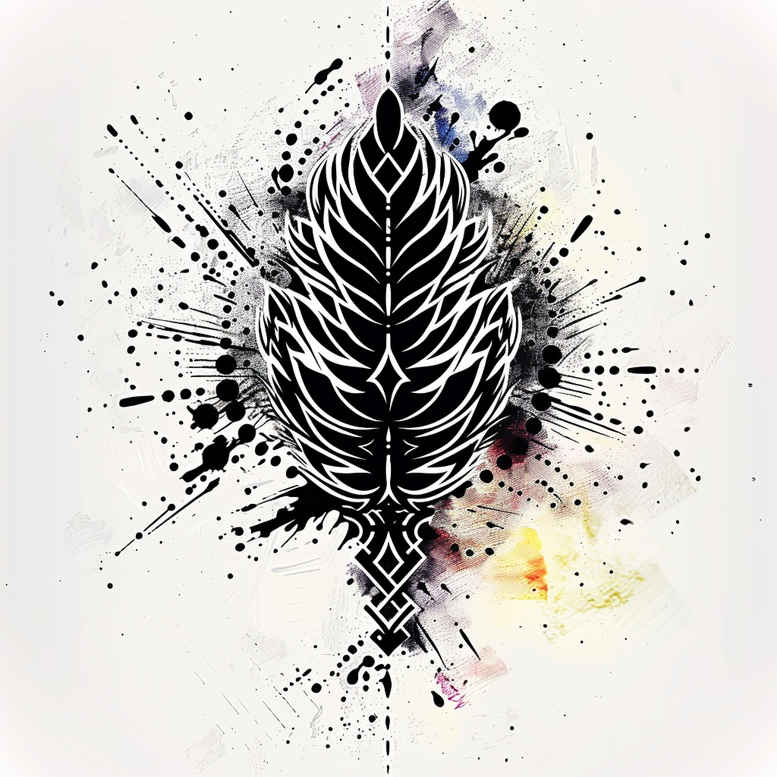 graphic tattoo design ideas ethereal circle geometry meaning perseverance