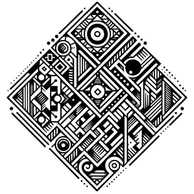 graphic tattoo design ideas mystic facet effect for fingers