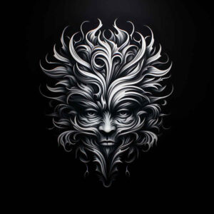 graphic tattoo design ideas ornate geometric fill for side torso