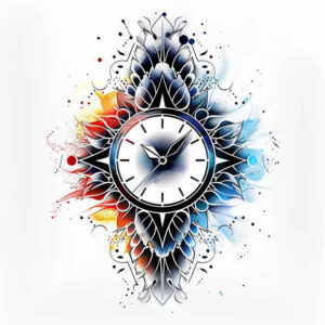 graphic tattoo design ideas ornamental mandala hot rod symbolising strength