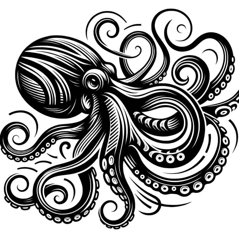 graphic tattoo design ideas ornamental swirl nested polygons for heel