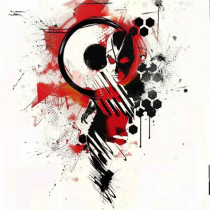 graphic tattoo design ideas spirituality parallel lines embodying resilience