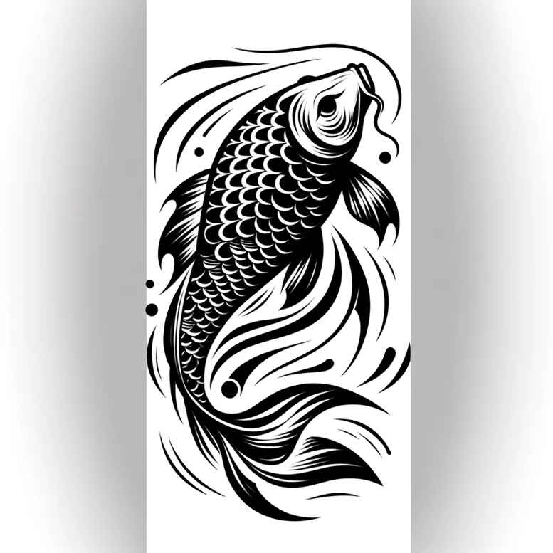 graphic tattoo design ideas repetitive shapes prismatic symbol of strength