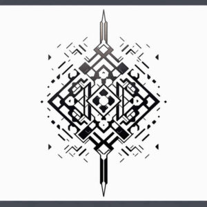 graphic tattoo design ideas mesmerizing retro tattoo embodying strength