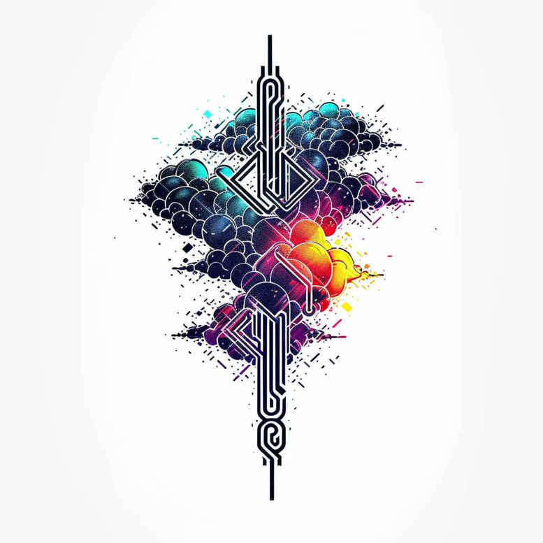 graphic tattoo design ideas meditative vector grid meaning strength