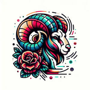tattoo-graphic – tattoo design ideas free ai generated – low-poly – for-heel – Gallery: graphic-inkby-ai