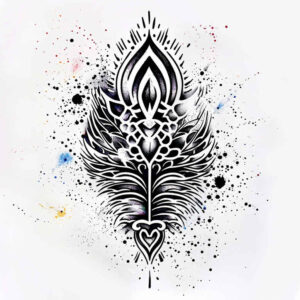 vector-graphics – tattoo design ideas free ai generated – hexagon – for-side – Gallery: graphic-inkby-ai