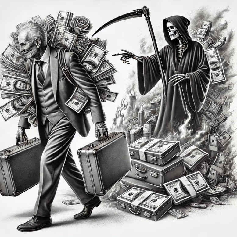 apocalyptic-reaper – tattoo design ideas free ai generated – realism-lifelike – for-palm – Gallery: grim-reaper-inkby-ai