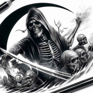 dark-spirit-tattoo-witchcraft-neotraditional-subtle-highlights – tattoo design ideas free ai generated – Gallery: grim-reaper-inkby-ai