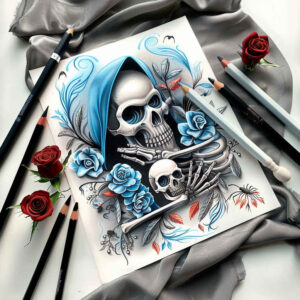 death-and-soul-supernatural-realism-realistic-movement – tattoo design ideas free ai generated – Gallery: grim-reaper-inkby-ai