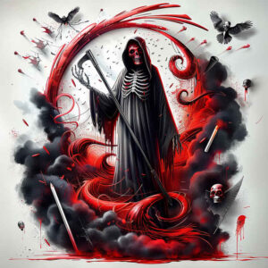 soul-reaper-black-fog-neotraditional-clean-fill – tattoo design ideas free ai generated – Gallery: grim-reaper-inkby-ai