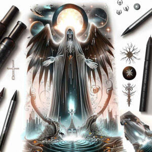grim-reaper-torment-neotraditional-sharp-edges – tattoo design ideas free ai generated – Gallery: grim-reaper-inkby-ai