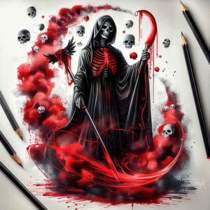 grim-reaper tattoo design ideas ink realism reaper shows perseverance