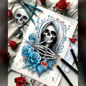 grim-reaper tattoo design ideas enigmatic aura sinister embodying resilience