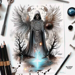 grim-reaper tattoo design ideas color saturation symbolic death symbolising perseverance