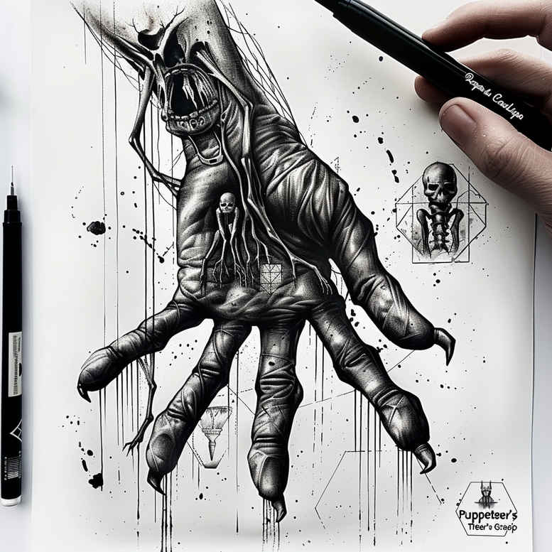 hand-tattoo – tattoo design ideas free ai generated – neotraditional-decorative-flourishes – for-upper-chest – Gallery: hands-inkby-ai