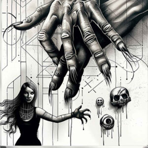hands-in-shadow – tattoo design ideas free ai generated – realism-full-detail – for-outer-arm – Gallery: hands-inkby-ai