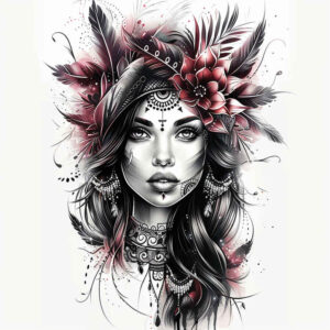hands-with-glow – tattoo design ideas free ai generated – realism-depth-realism – for-neck – Gallery: hands-inkby-ai
