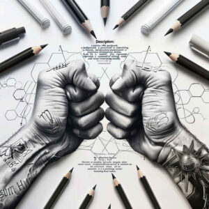 hands-with-heart – tattoo design ideas free ai generated – neotraditional-clean-fill – for-chest – Gallery: hands-inkby-ai