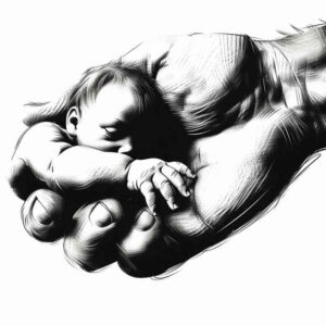 hands-with-ornament – tattoo design ideas free ai generated – surrealism-abstract – for-upper-arm – Gallery: hands-inkby-ai