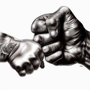 hands-with-ornamentation – tattoo design ideas free ai generated – neotraditional-subtle-tone – for-back – Gallery: hands-inkby-ai
